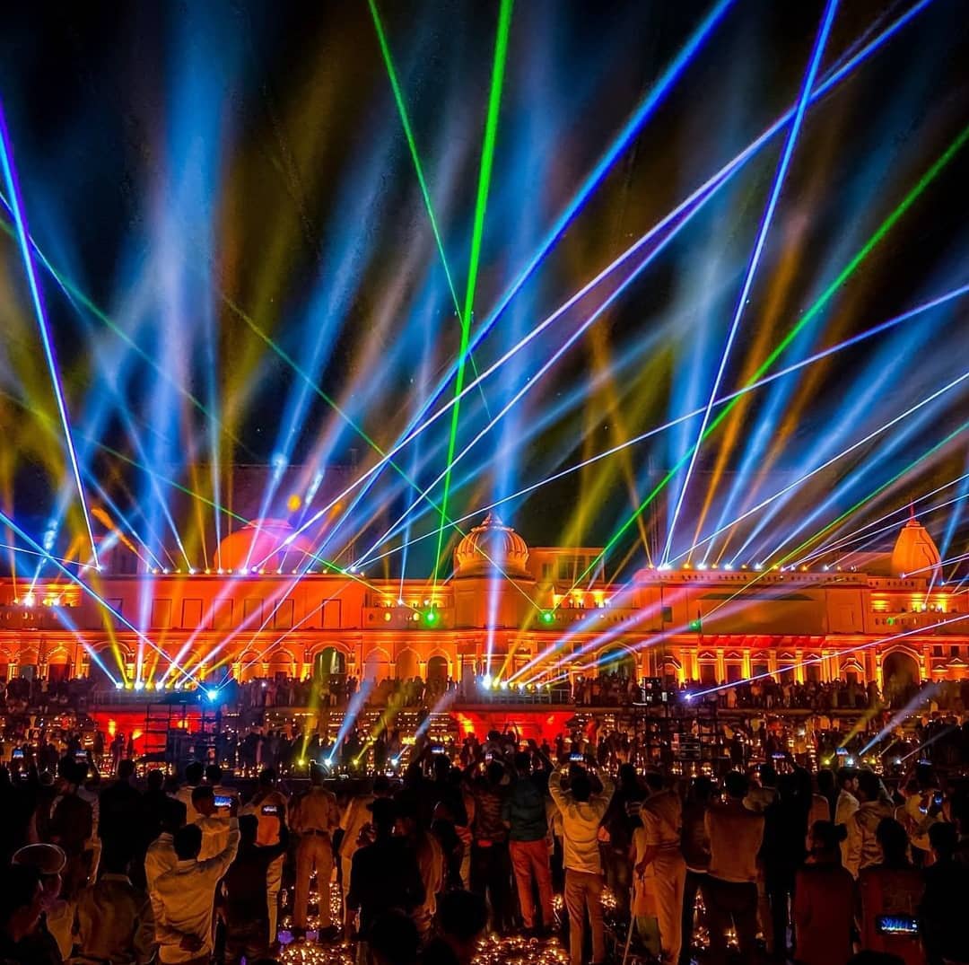Water Screen Laser Show